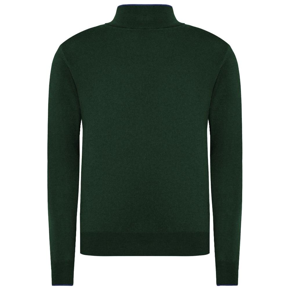La Martina Green Acrylic Sweater La Martina Black