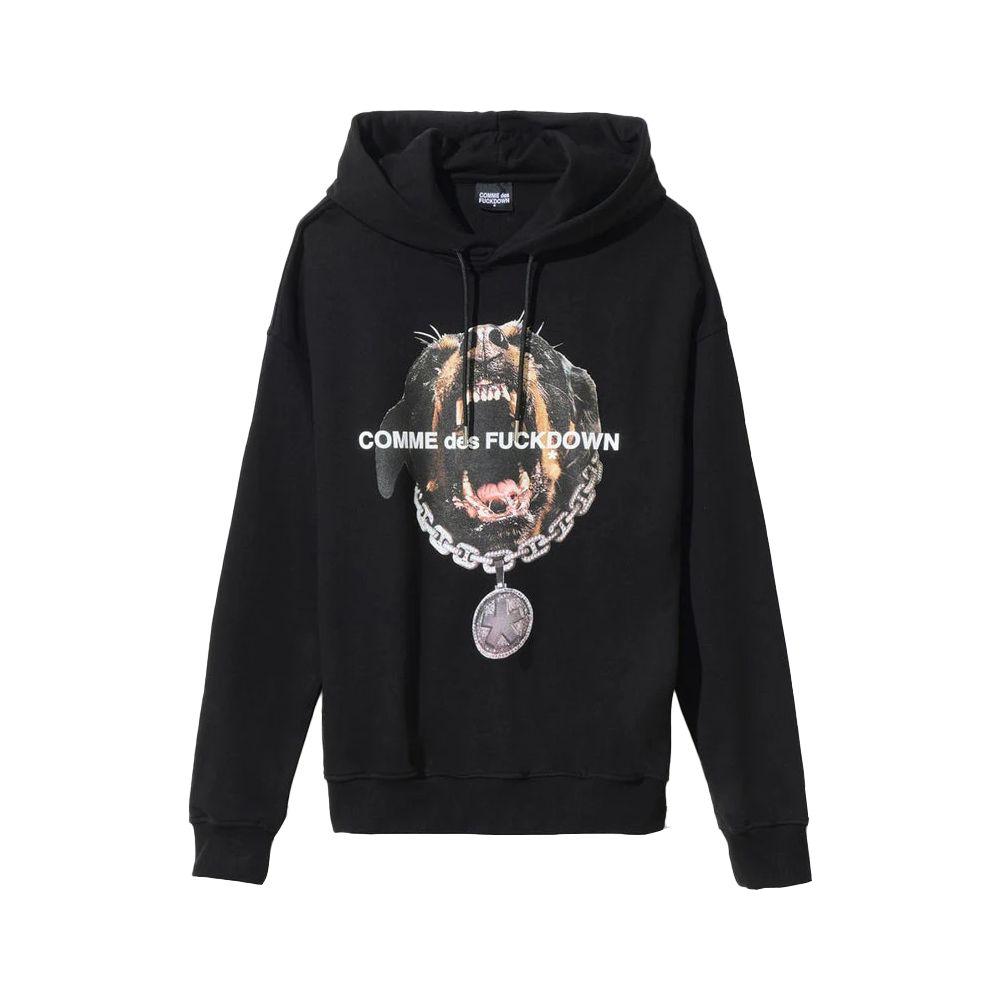 Comme Des Fuckdown Black Cotton Sweater Comme Des Fuckdown Black