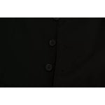 Dolce & Gabbana Black Solid STAFF Slim Fit Waistcoat Vest TSH4069-44
