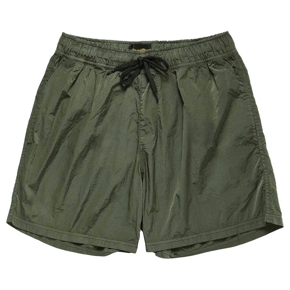Refrigiwear Green Nylon Men's Swim Trunk Refrigiwear Dark Olive Green