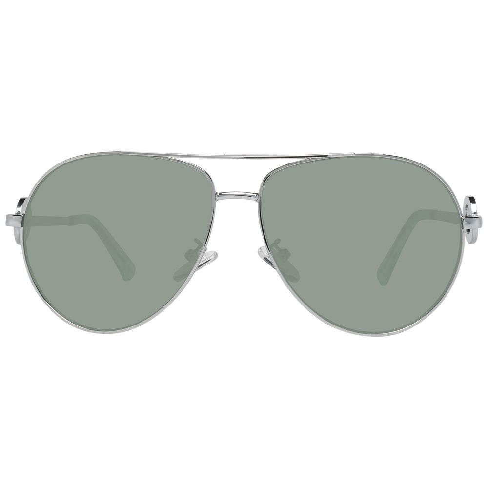 Guess Silver Women Sunglasses Guess Dark Sea Green