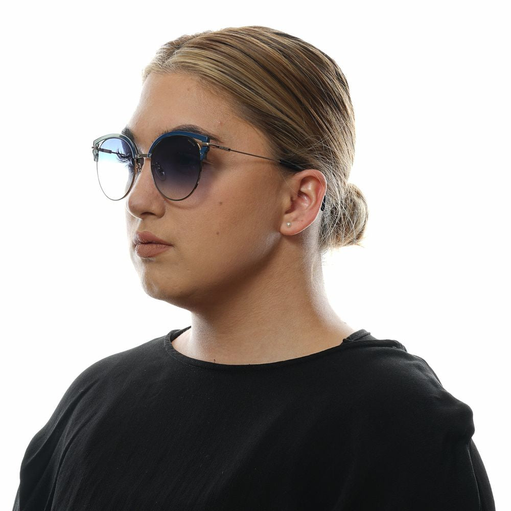 Police Blue Women Sunglasses Police Rosy Brown