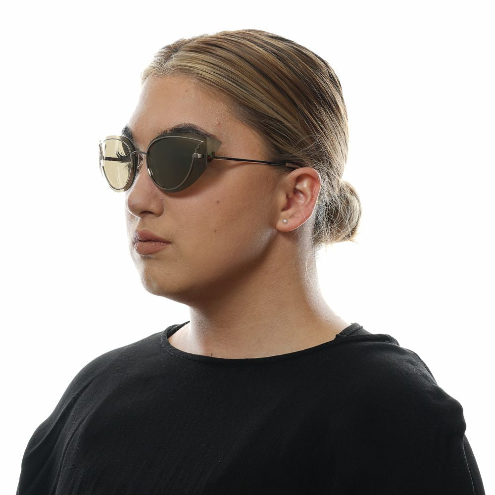 Police Gold Women Sunglasses Police Rosy Brown