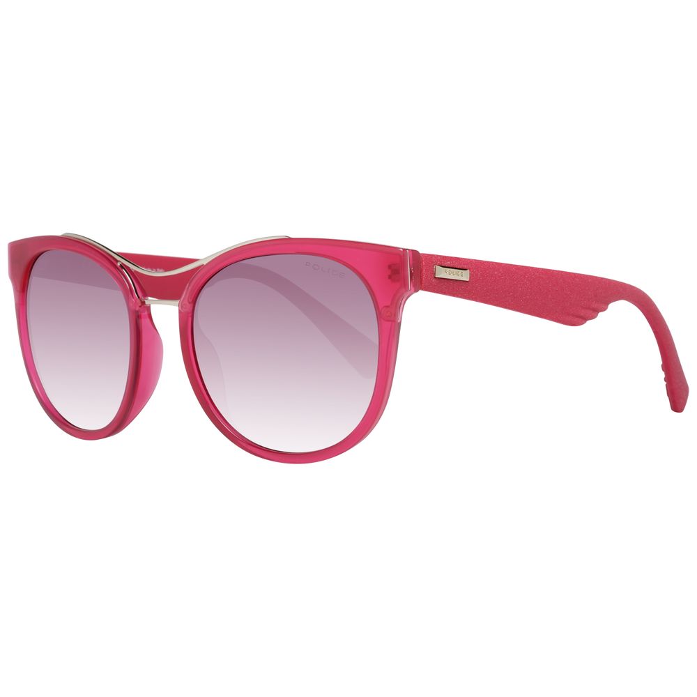 Police Purple Women Sunglasses Police Rosy Brown