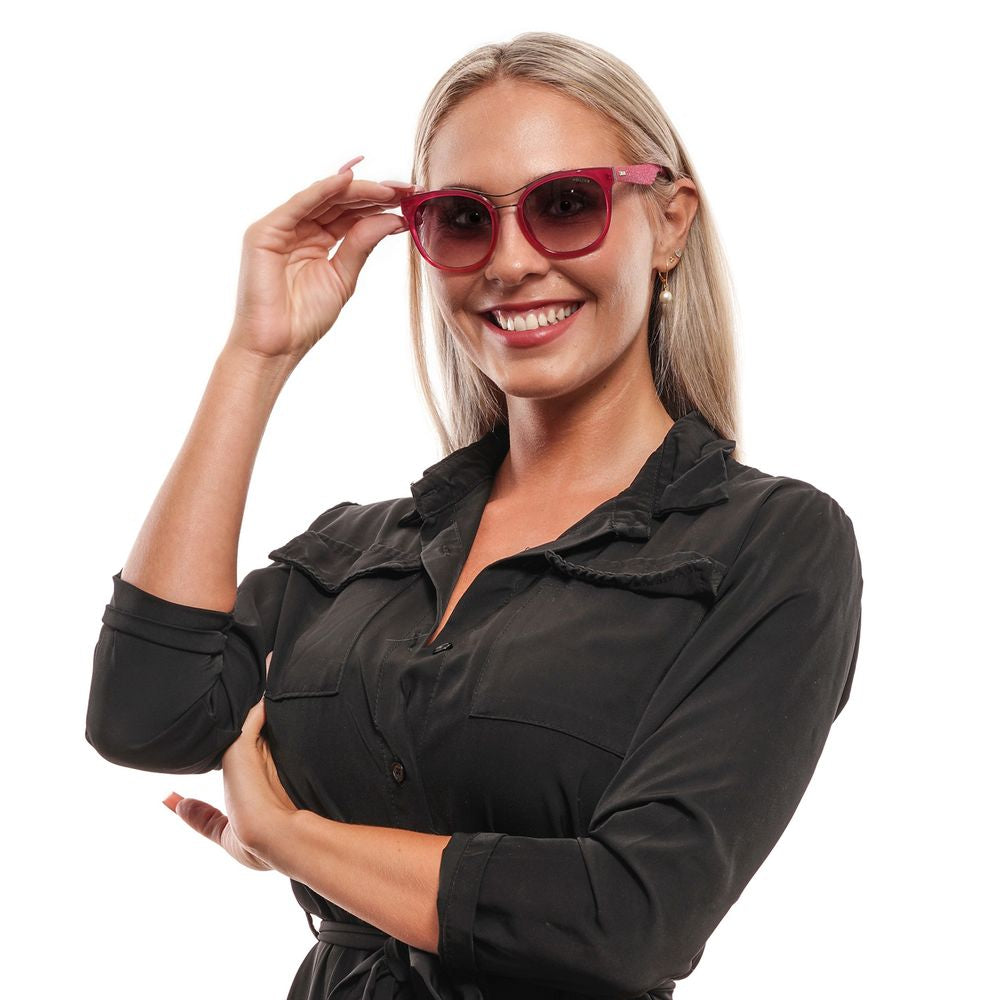 Police Purple Women Sunglasses Police Tan