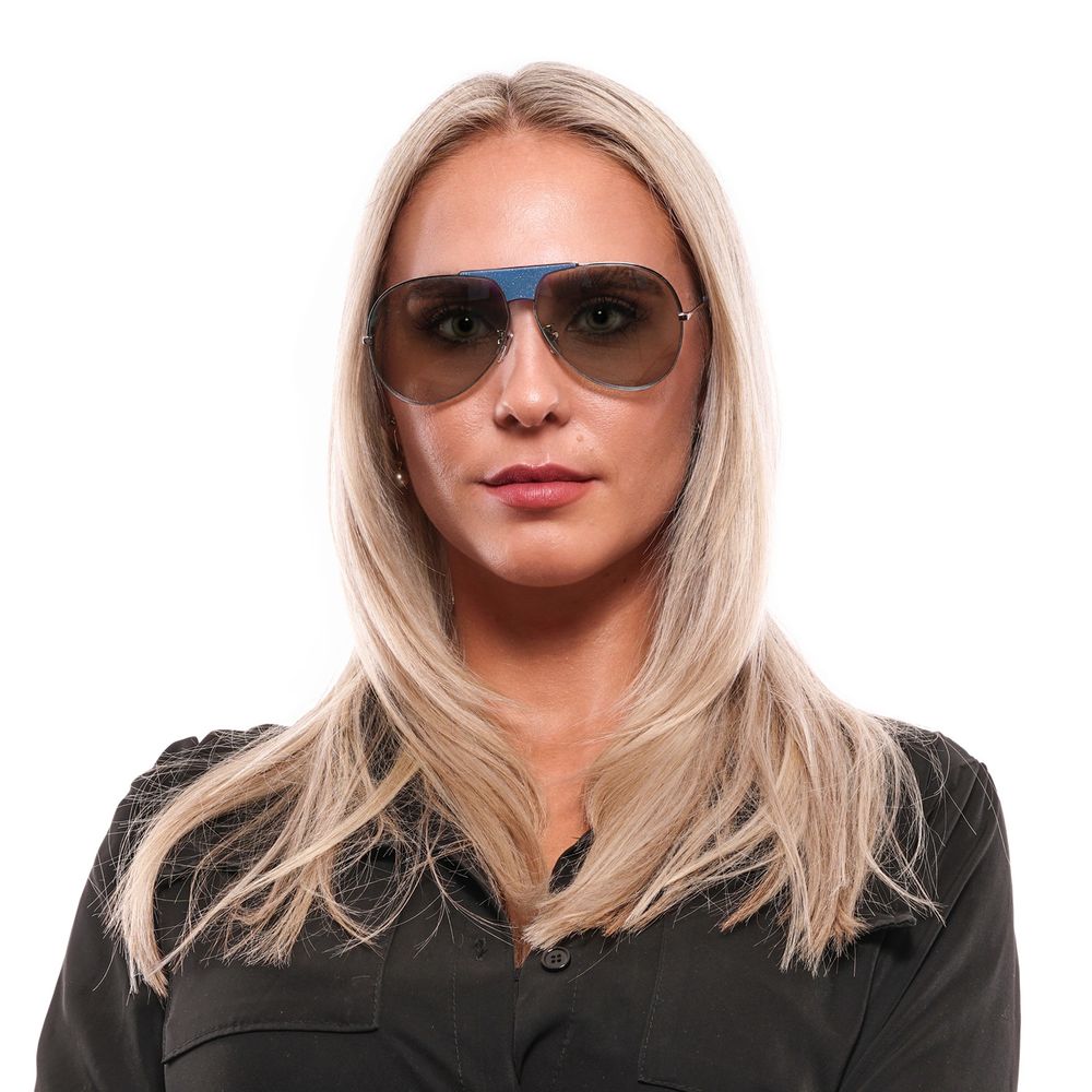 Police Blue Women Sunglasses Police Rosy Brown