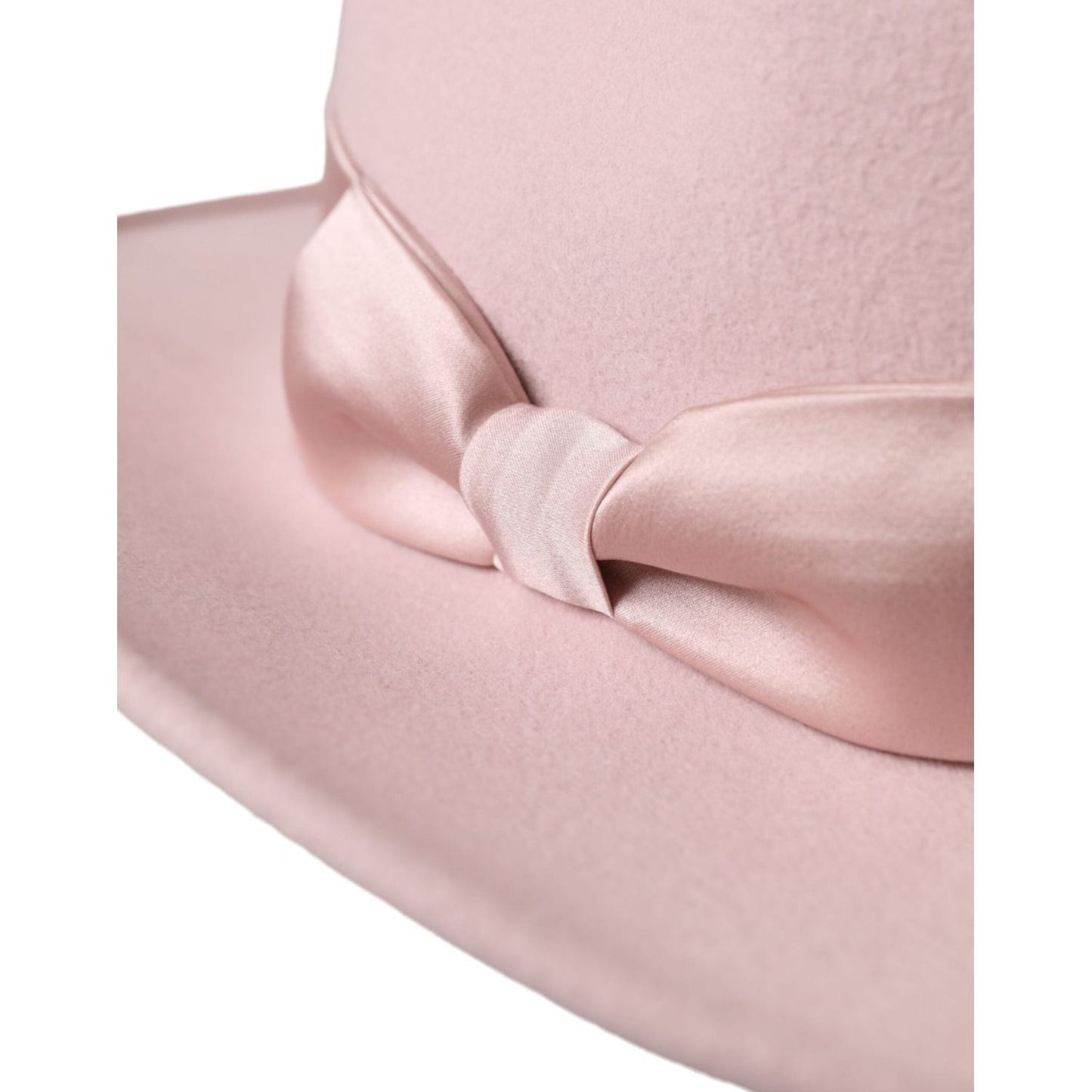 Dolce & Gabbana Pink Rabbit Fedora Trilby Women Hat Dolce & Gabbana Gray