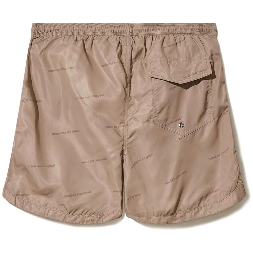Comme Des Fuckdown Beige Polyester Men Swimwear Comme Des Fuckdown Rosy Brown