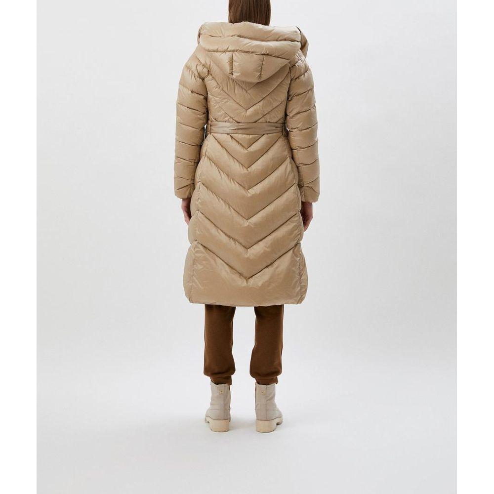 Add Beige Polyamide Jackets & Coat Add Light Gray