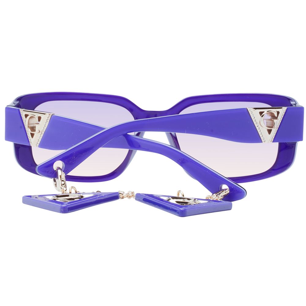 Guess Purple Women Sunglasses Guess Slate Blue