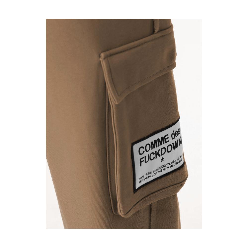 Comme Des Fuckdown Brown Cotton Jeans & Pant Comme Des Fuckdown Dim Gray
