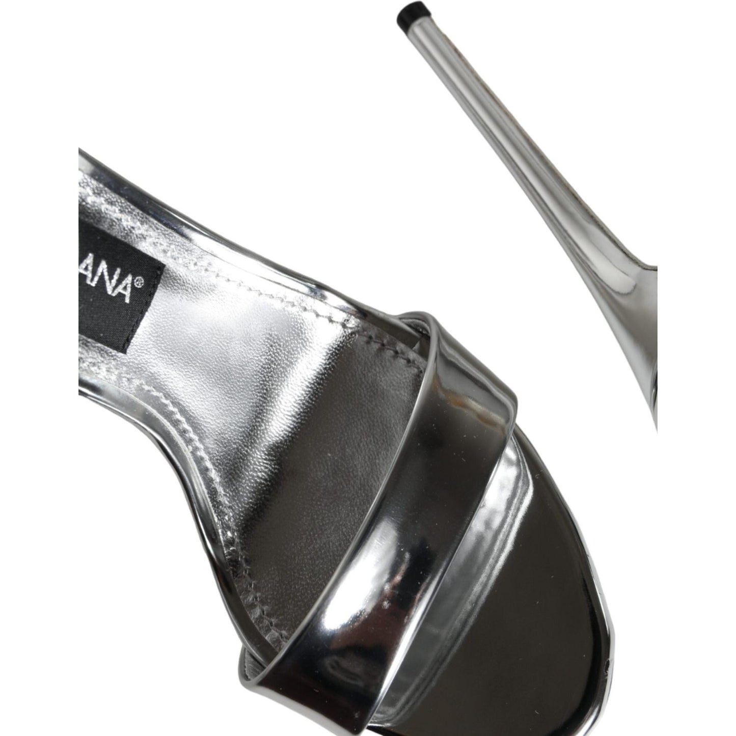 Dolce & Gabbana Silver KEIRA Heels Ankle Strap Sandals Shoes Dolce & Gabbana Dark Slate Gray
