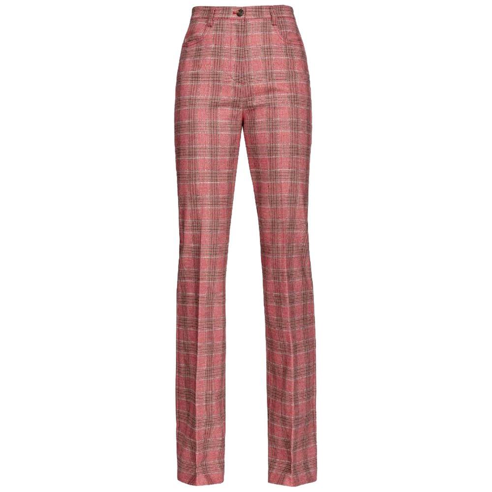 PINKO Red Polyester Jeans & Pant PINKO Maroon