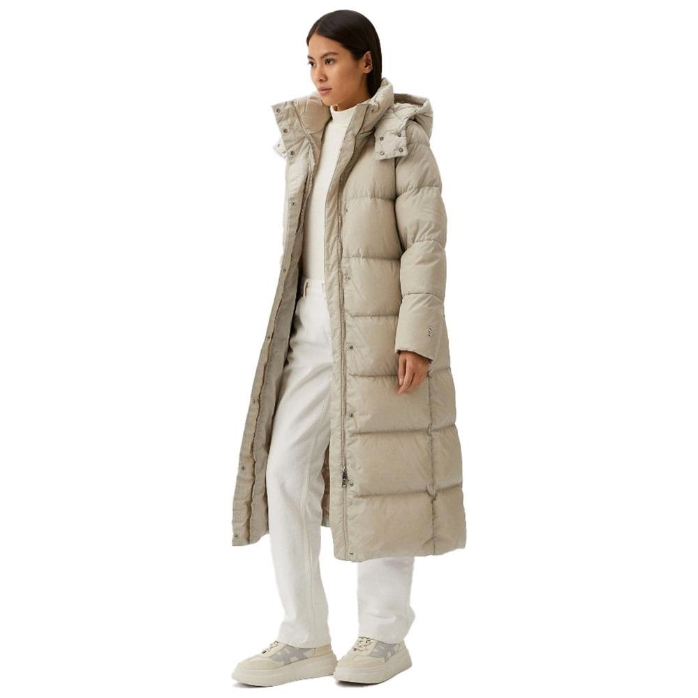 Add Beige Nylon Jackets & Coat Add Dark Gray