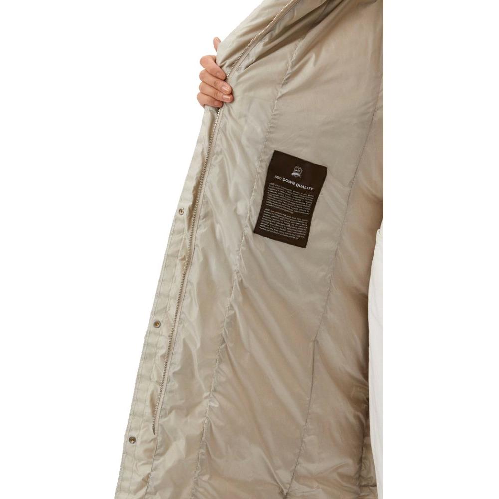 Add Beige Nylon Jackets & Coat Add Rosy Brown