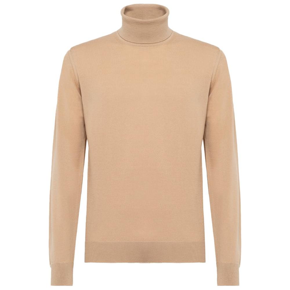 Alpha Studio Beige Cashmere Sweater Alpha Studio Tan