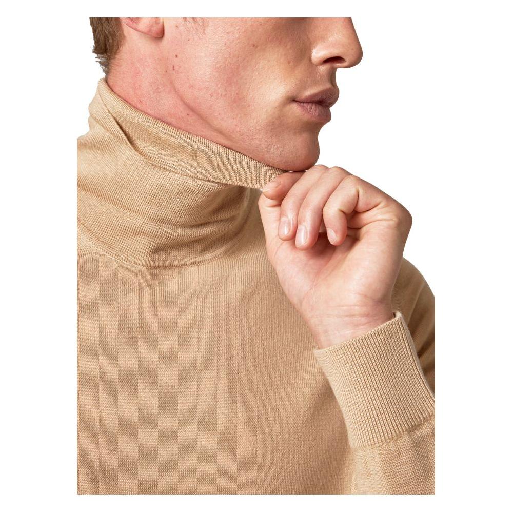 Alpha Studio Beige Cashmere Sweater Alpha Studio Tan