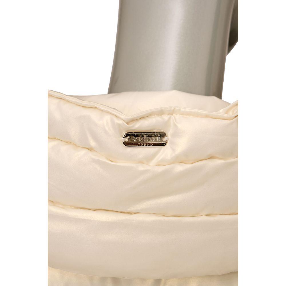 Baldinini Trend Beige Polyester Women Jacket Baldinini Trend Gray