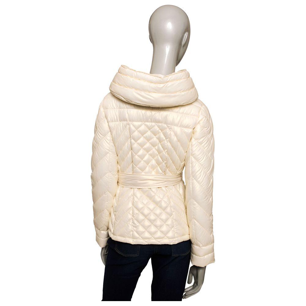Baldinini Trend Beige Polyester Women Jacket Baldinini Trend Light Gray