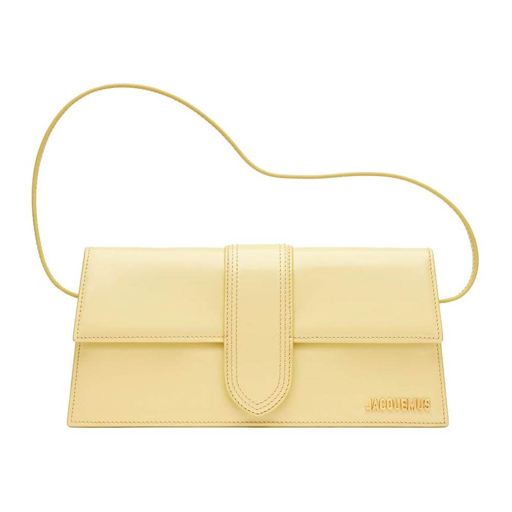 Jacquemus Yellow Leather Handbag Jacquemus Pale Goldenrod