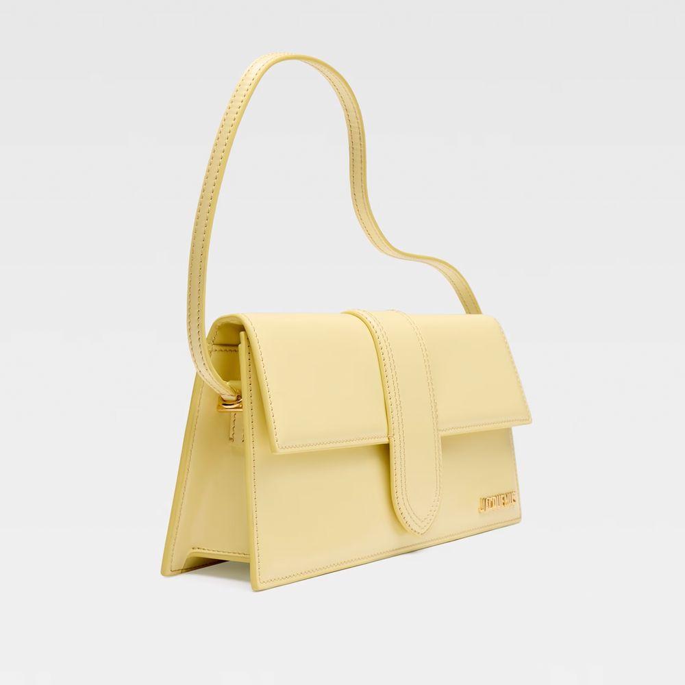 Jacquemus Yellow Leather Handbag Jacquemus Antique White
