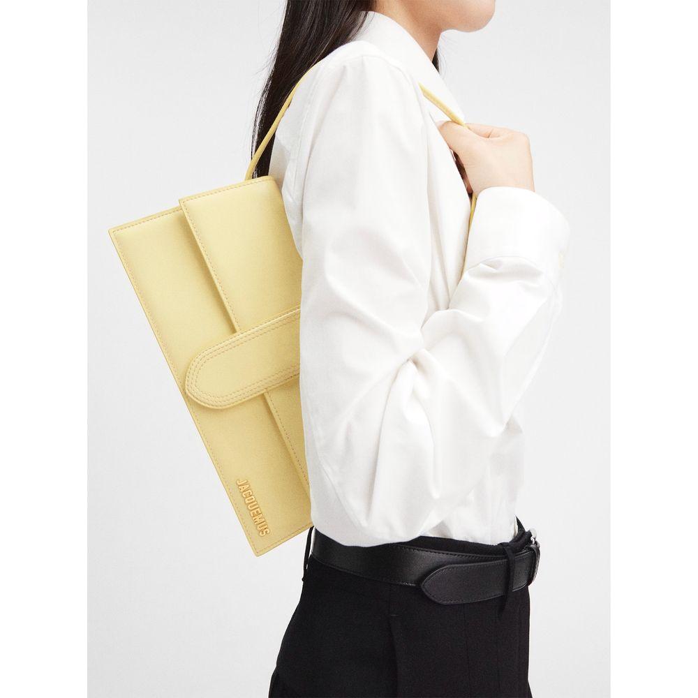 Jacquemus Yellow Leather Handbag Jacquemus Beige