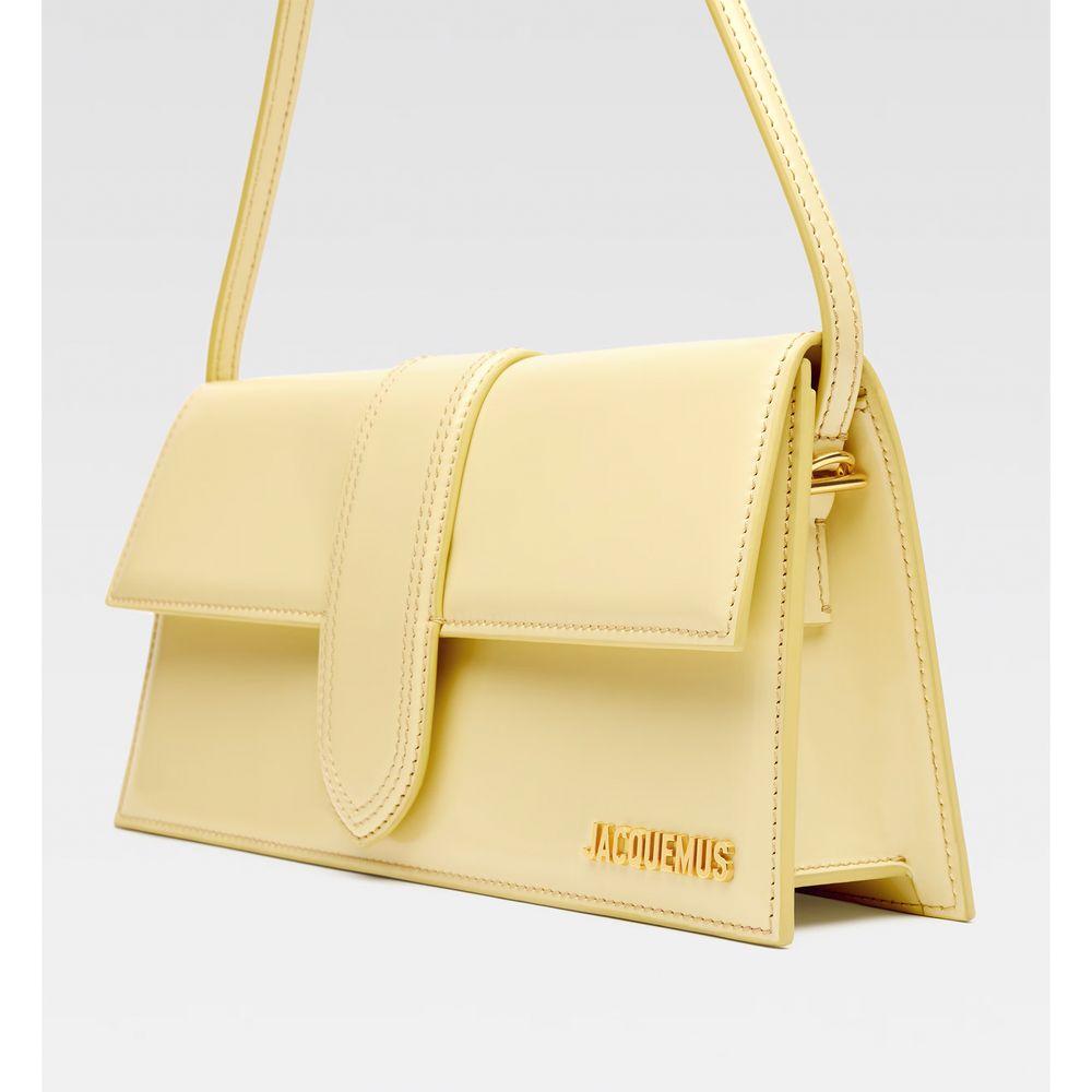 Jacquemus Yellow Leather Handbag Jacquemus Antique White