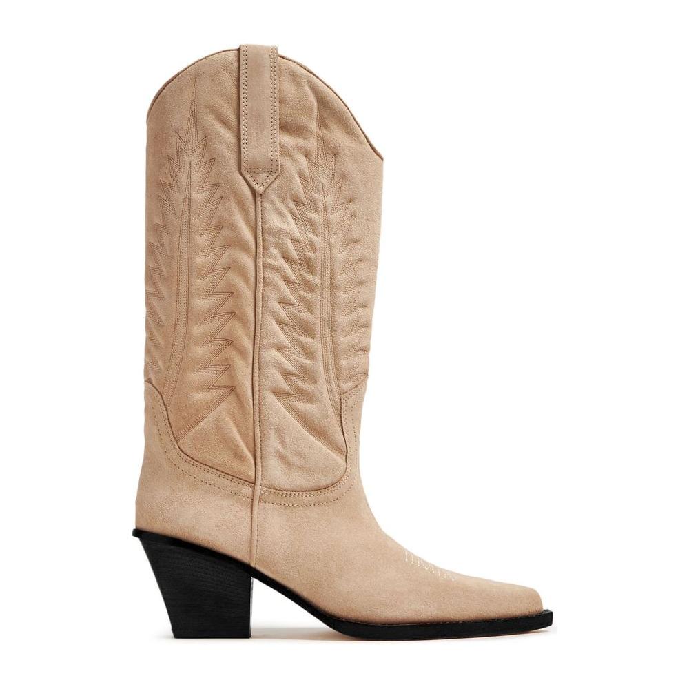 Paris Texas Beige Leather Boot Paris Texas Rosy Brown