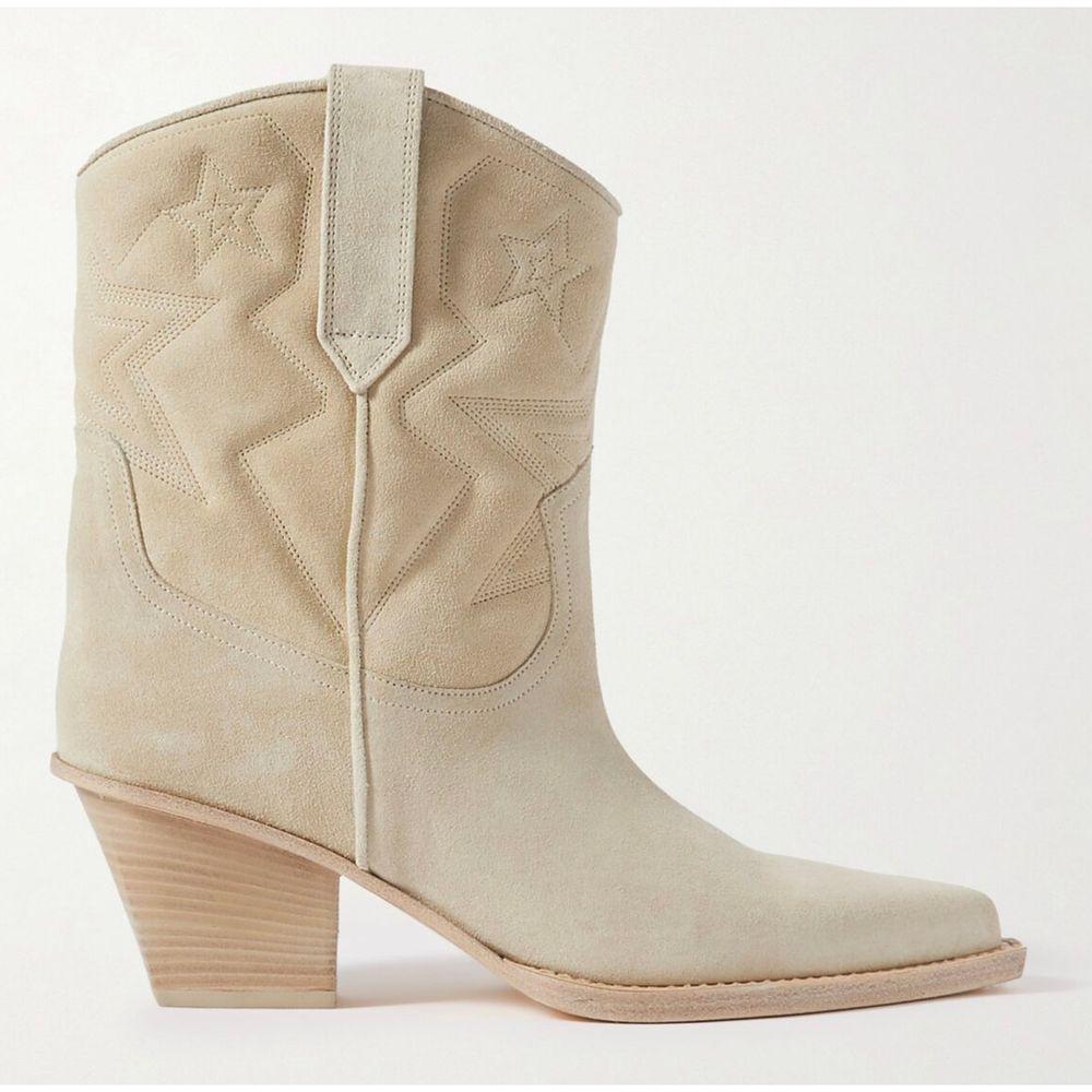 Paris Texas Beige Leather Boot Paris Texas Antique White