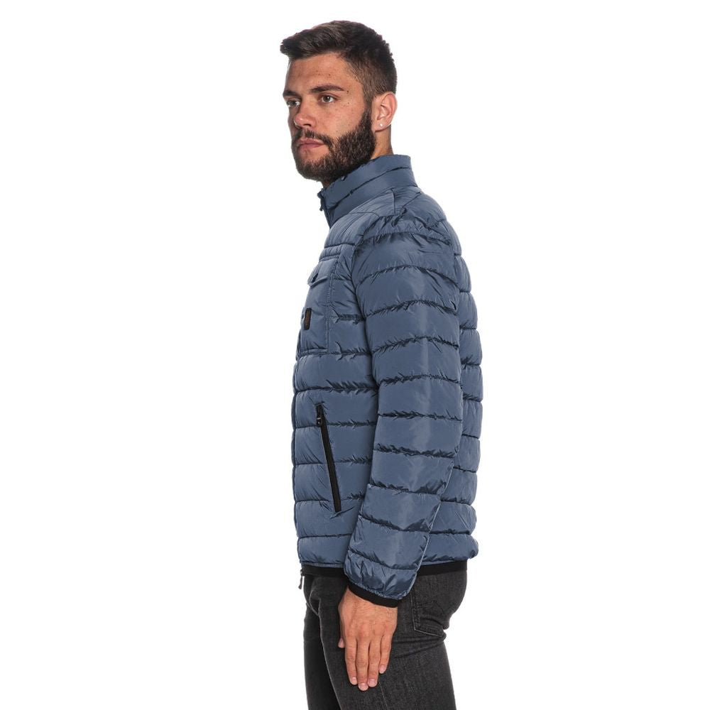 Refrigiwear Light Blue Nylon Men Jacket