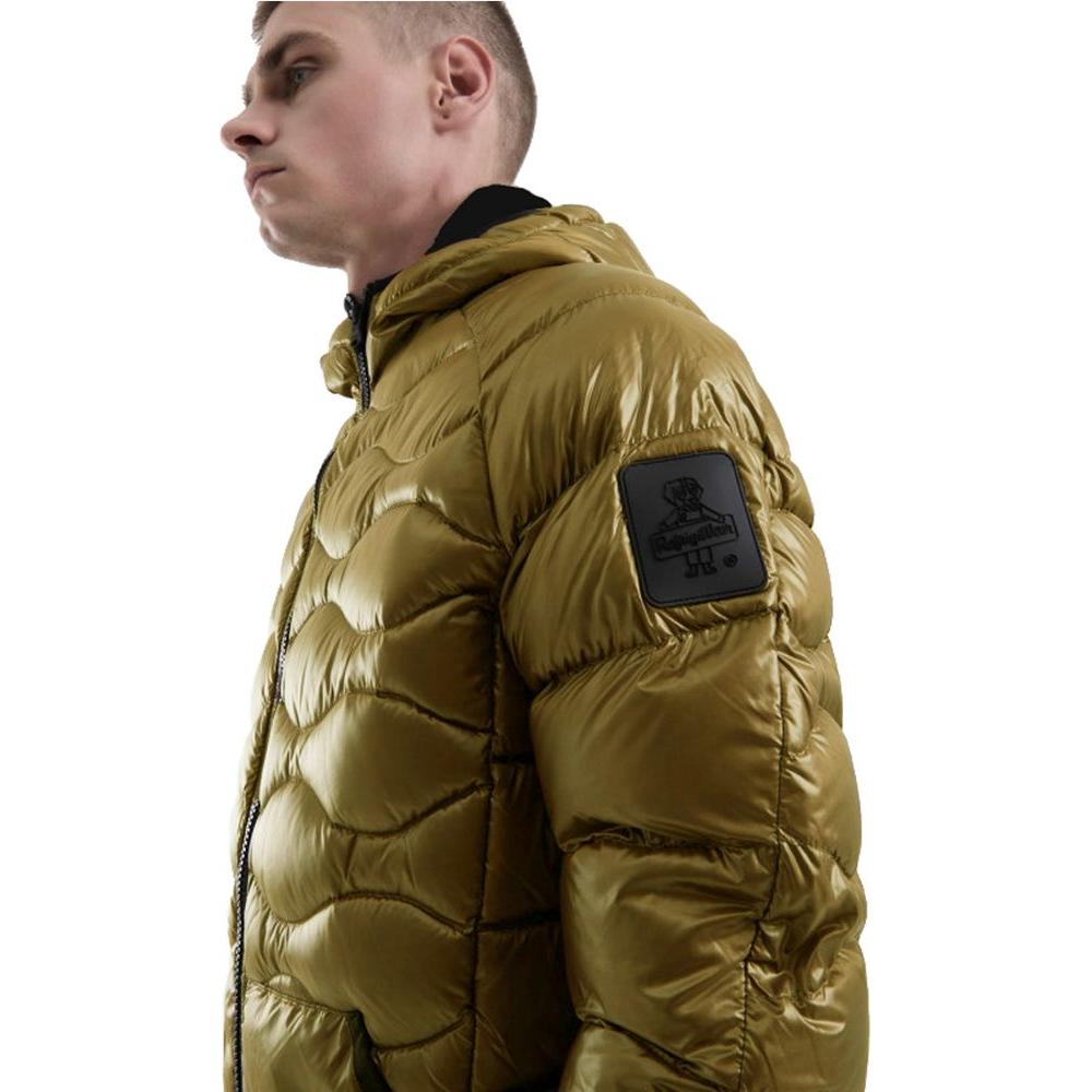 Refrigiwear Yellow Nylon Men's Jacket Refrigiwear Dark Olive Green