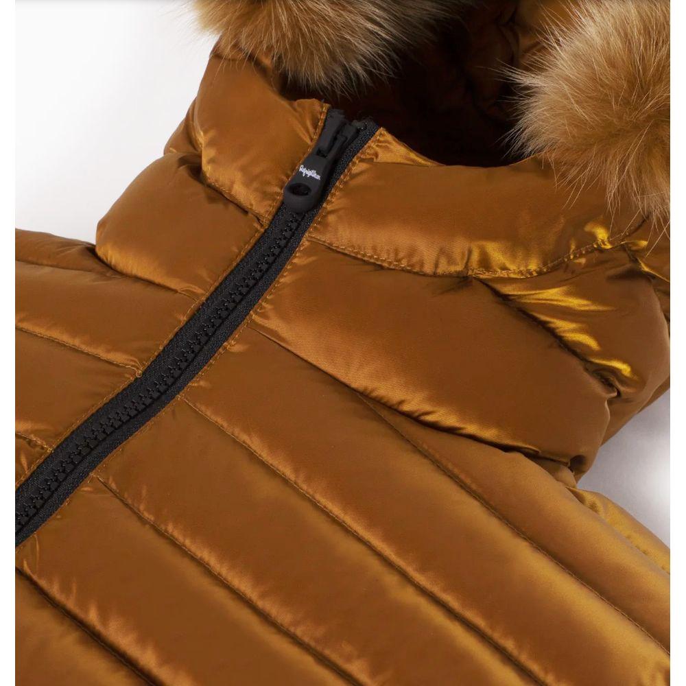 Refrigiwear Orange Nylon Women Jacket Refrigiwear Saddle Brown