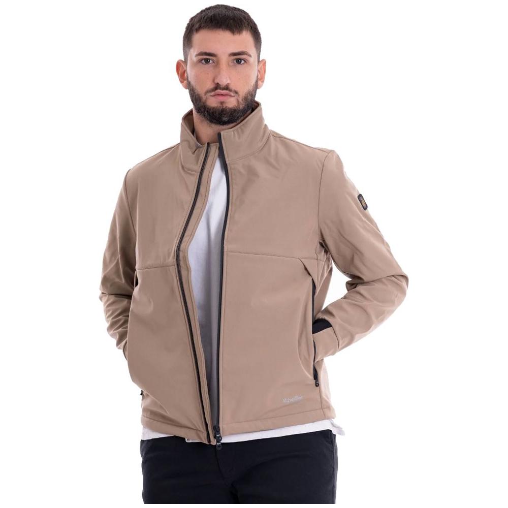 Refrigiwear Beige Nylon Jacket Refrigiwear Rosy Brown