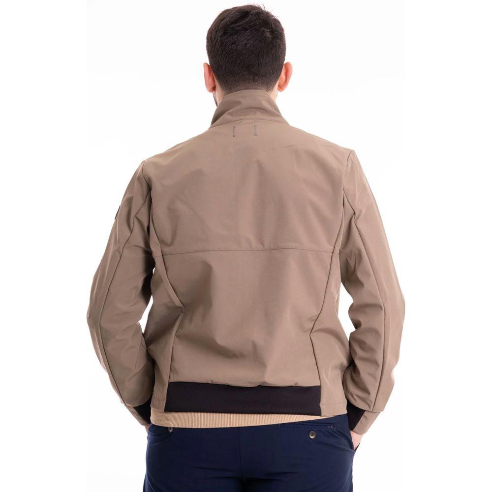 Refrigiwear Beige Nylon Jacket Refrigiwear Rosy Brown