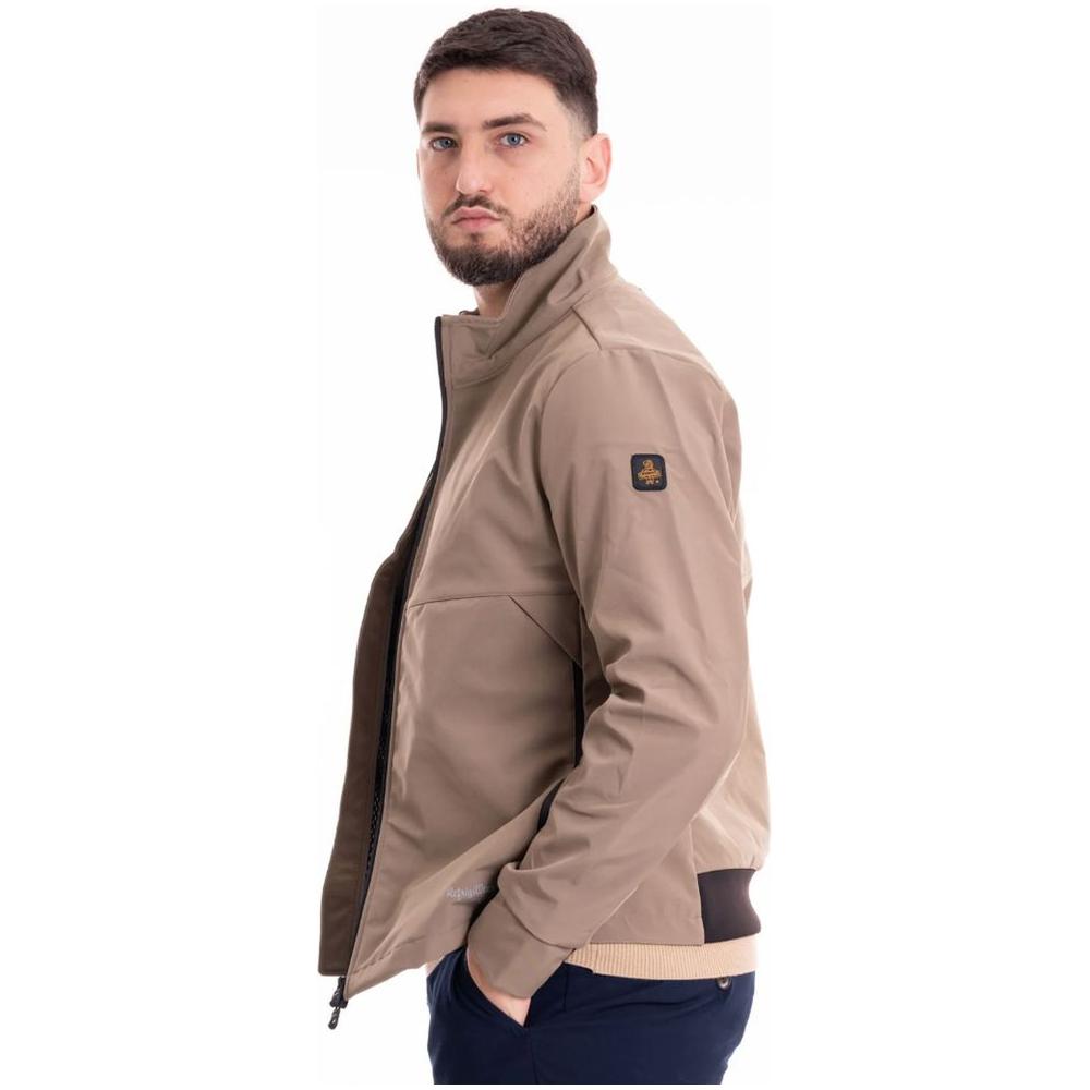 Refrigiwear Beige Nylon Jacket Refrigiwear Rosy Brown