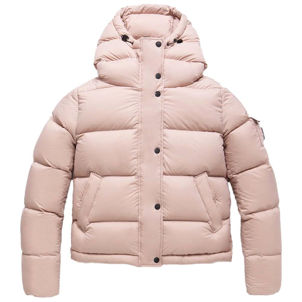 Refrigiwear Pink Polyester Jackets & Coat Refrigiwear Gray