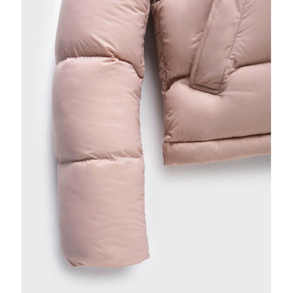Refrigiwear Pink Polyester Jackets & Coat Refrigiwear Light Gray