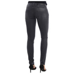 Acht Gray Cotton Slim Fit Denim Jeans