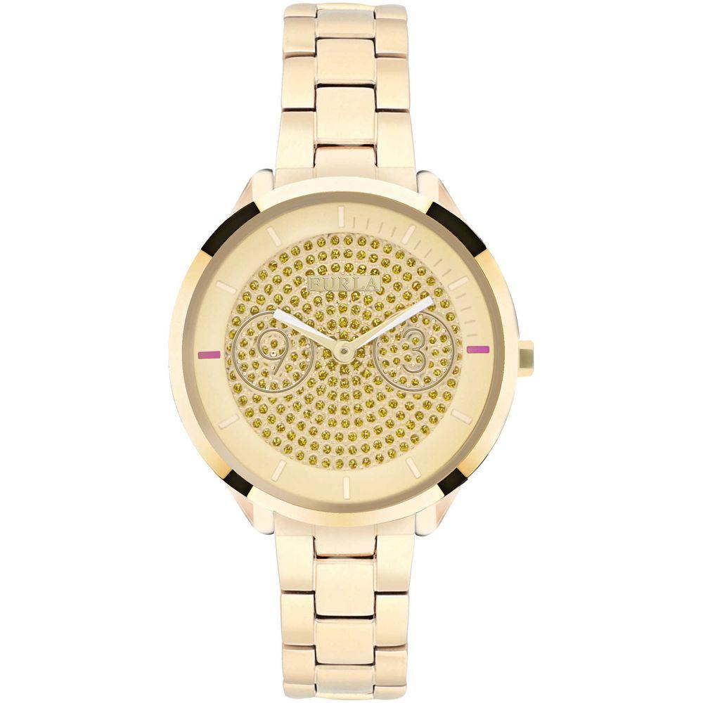 Furla Gold Steel Watch Furla Wheat