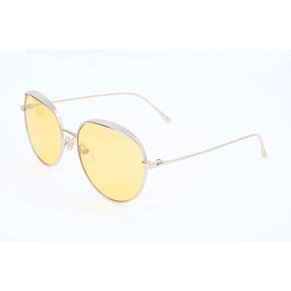 Jimmy Choo Gold Stainless Steel Sunglasses Jimmy Choo Ghost White