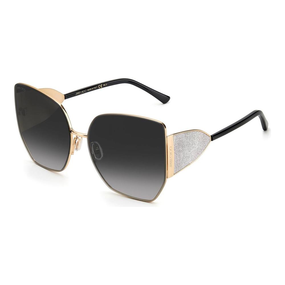 Jimmy Choo Gold Metal Sunglasses Jimmy Choo Light Gray