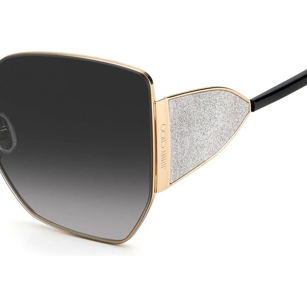 Jimmy Choo Gold Metal Sunglasses Jimmy Choo Dark Slate Gray