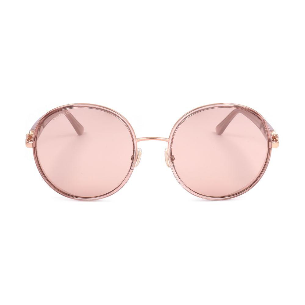 Jimmy Choo Gold Metal Sunglasses Jimmy Choo Pink