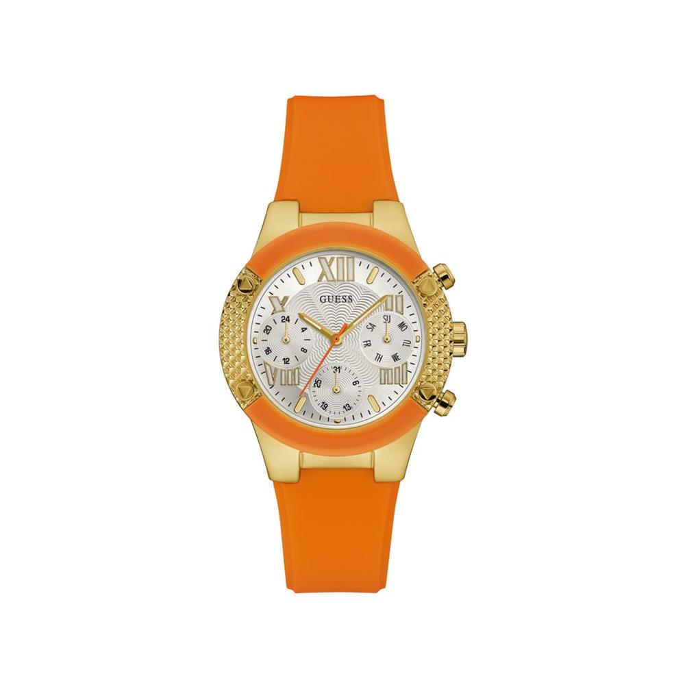 Guess Orange Silicone Watch Guess Chocolate