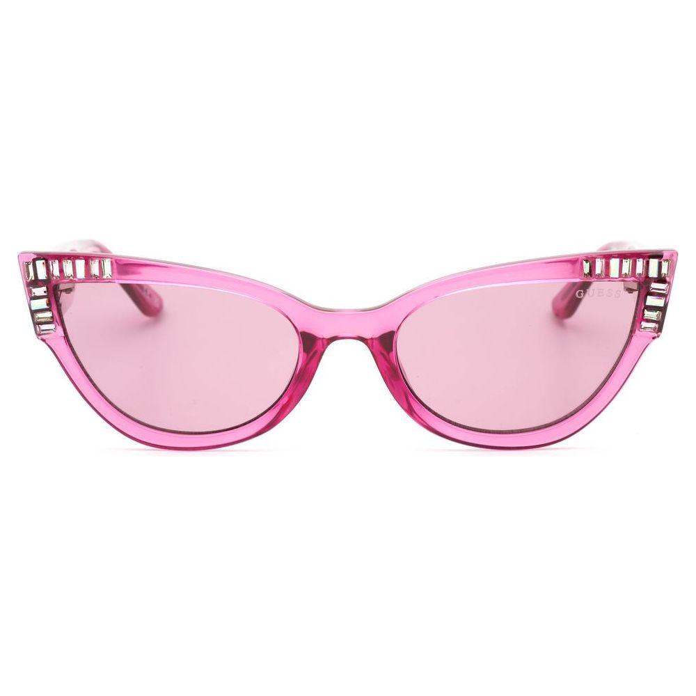 Guess Purple Resin Sunglasses Guess Pink