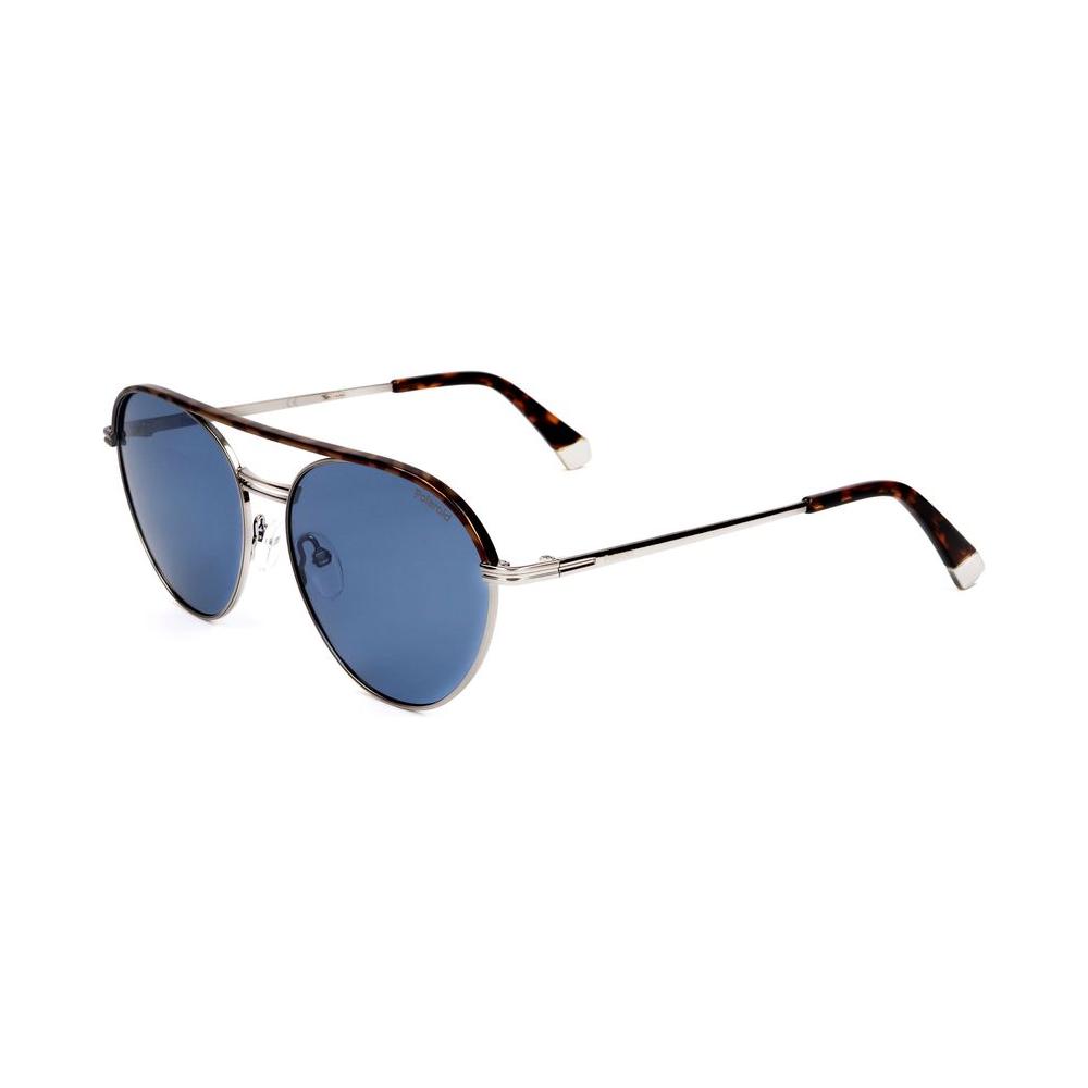Polaroid Silver Metal Sunglasses Polaroid Slate Gray