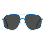 Polaroid Blue Stainless Steel Sunglasses