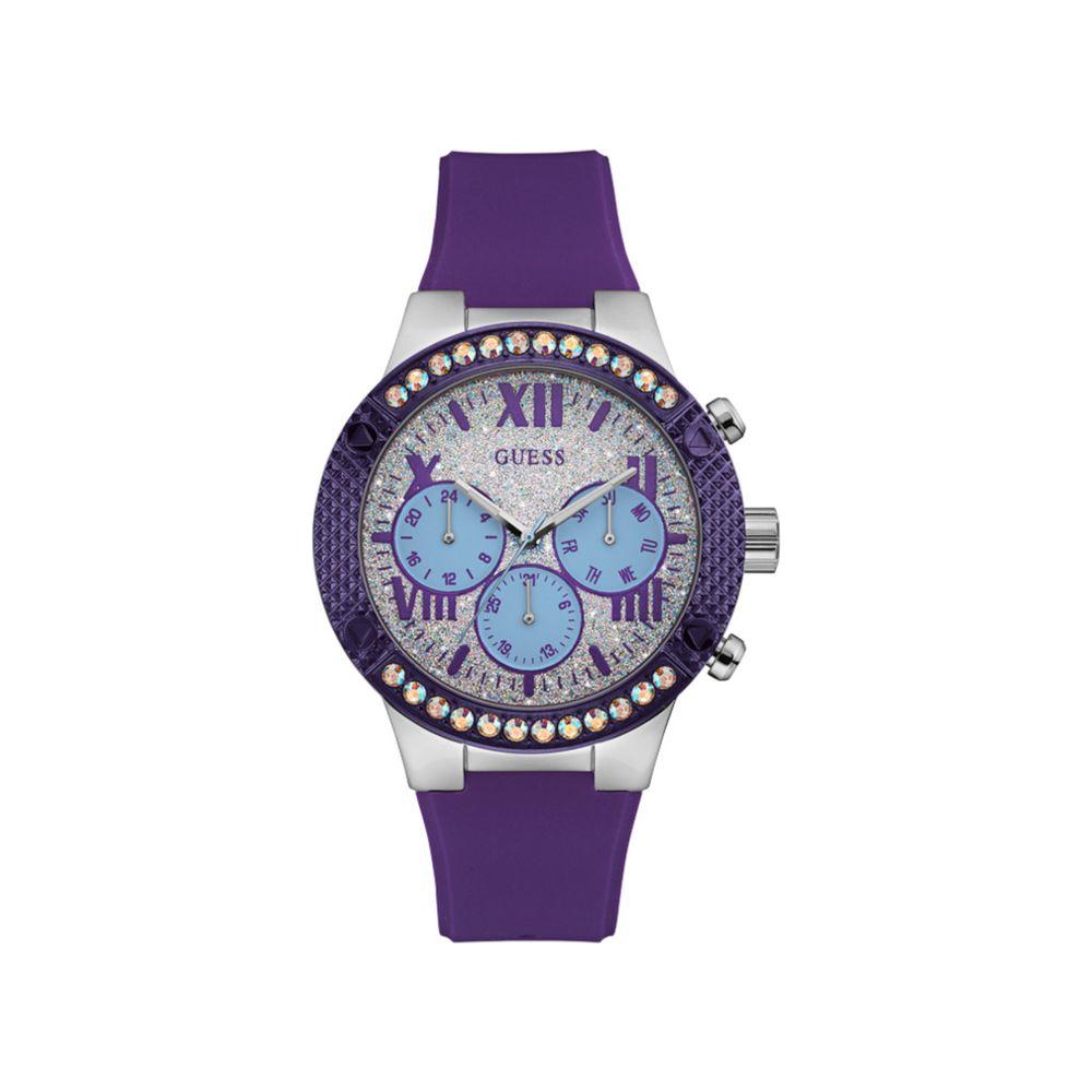 Guess Purple Silicone Watch Guess Dark Slate Blue
