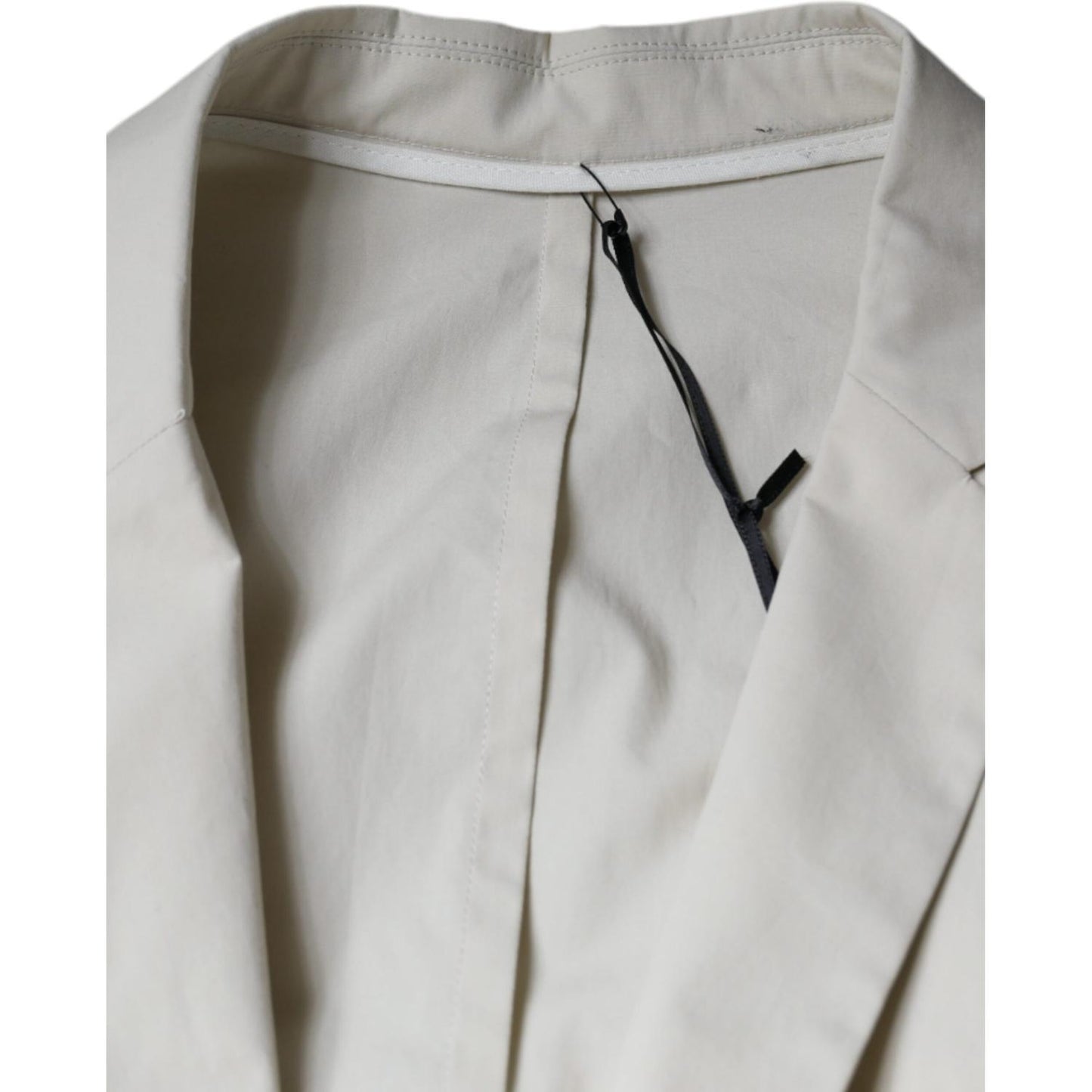 Paolo Pecora Milano Beige Single Breasted Dress Formal Coat Blazer Paolo Pecora Milano Gray