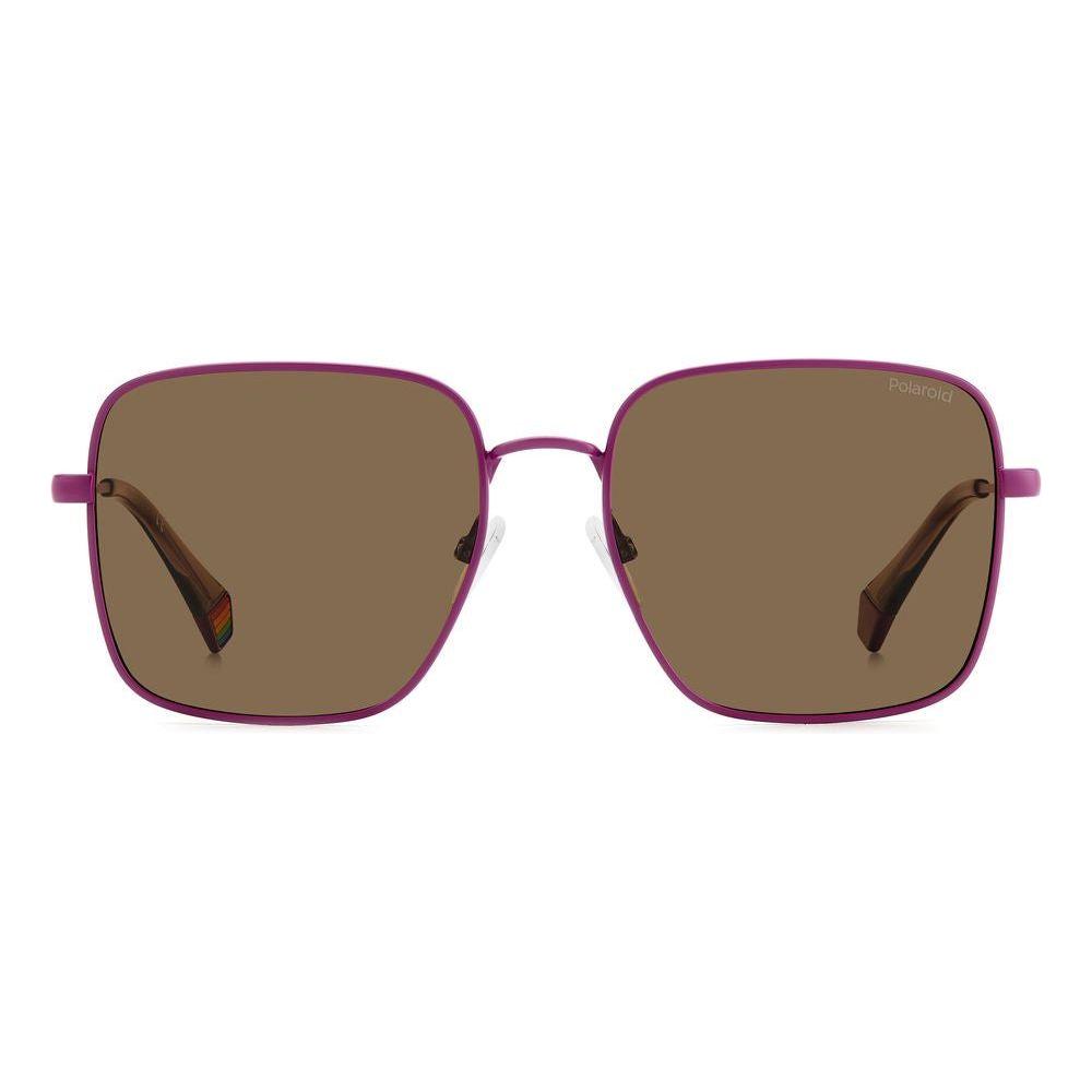 Polaroid Purple Metal Sunglasses Polaroid Dim Gray